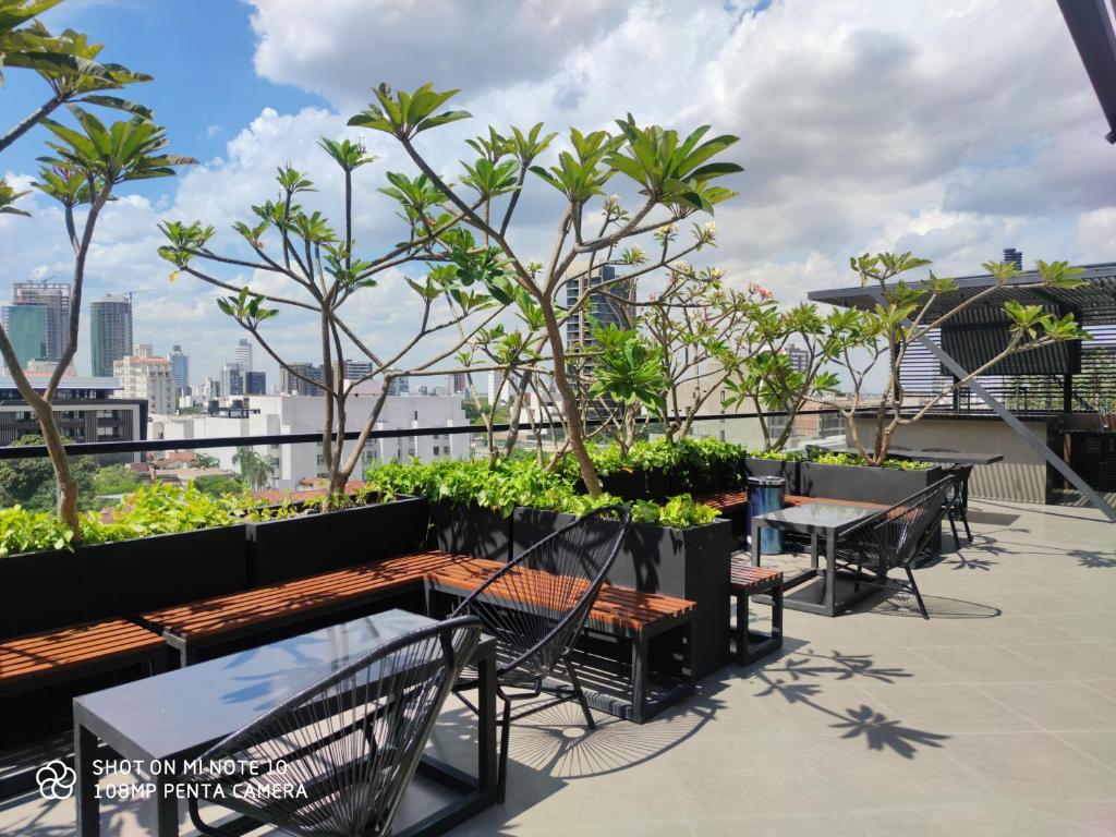 Beautiful studio Equipetrol, Rooftop restaurant - 2