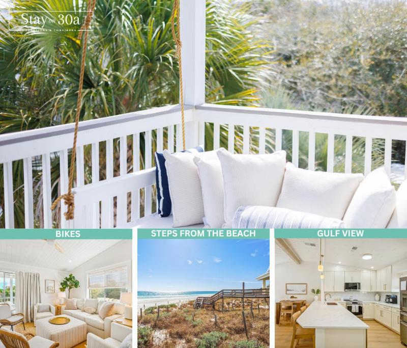 Grayt Days By Stay on 30A, Gulf View, 2 Bikes, Santa Rosa Beach