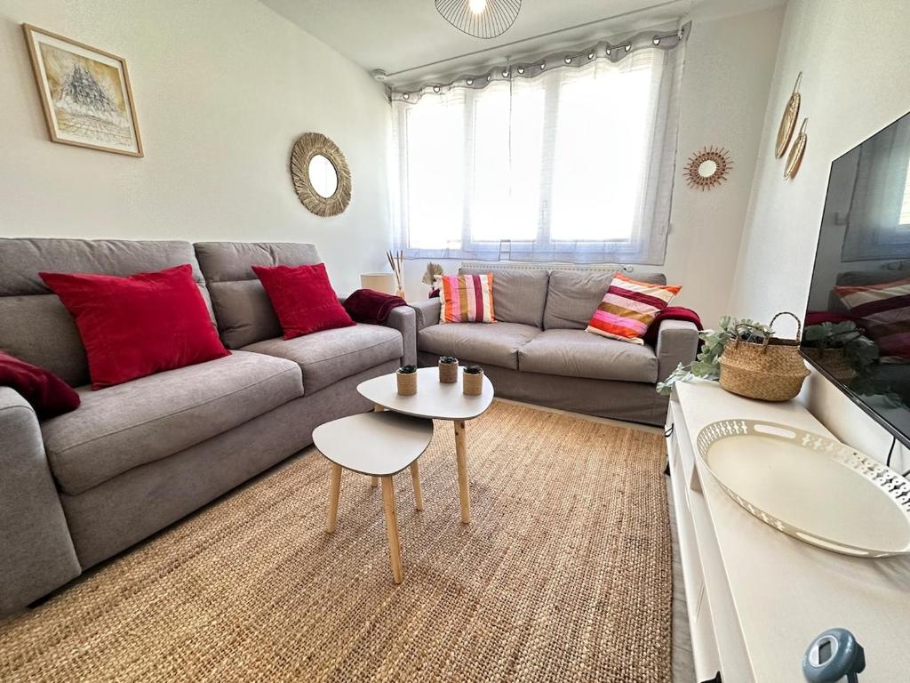 Les 3 Piliers grand T2 confortable avec parking - 1