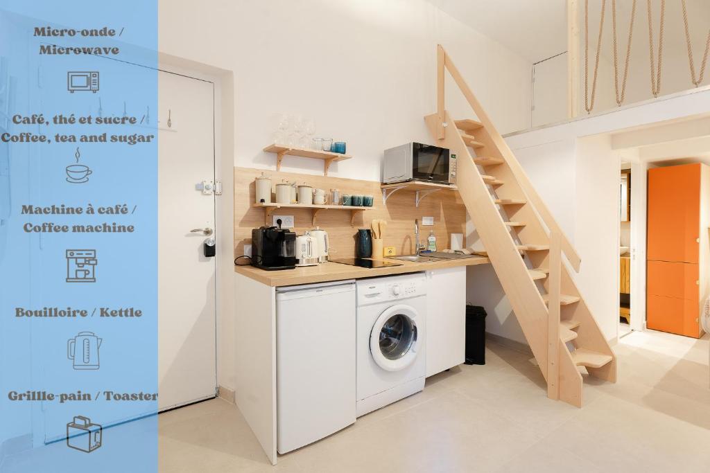 New- Cozy apartment -4 guests - Air conditioning - 3