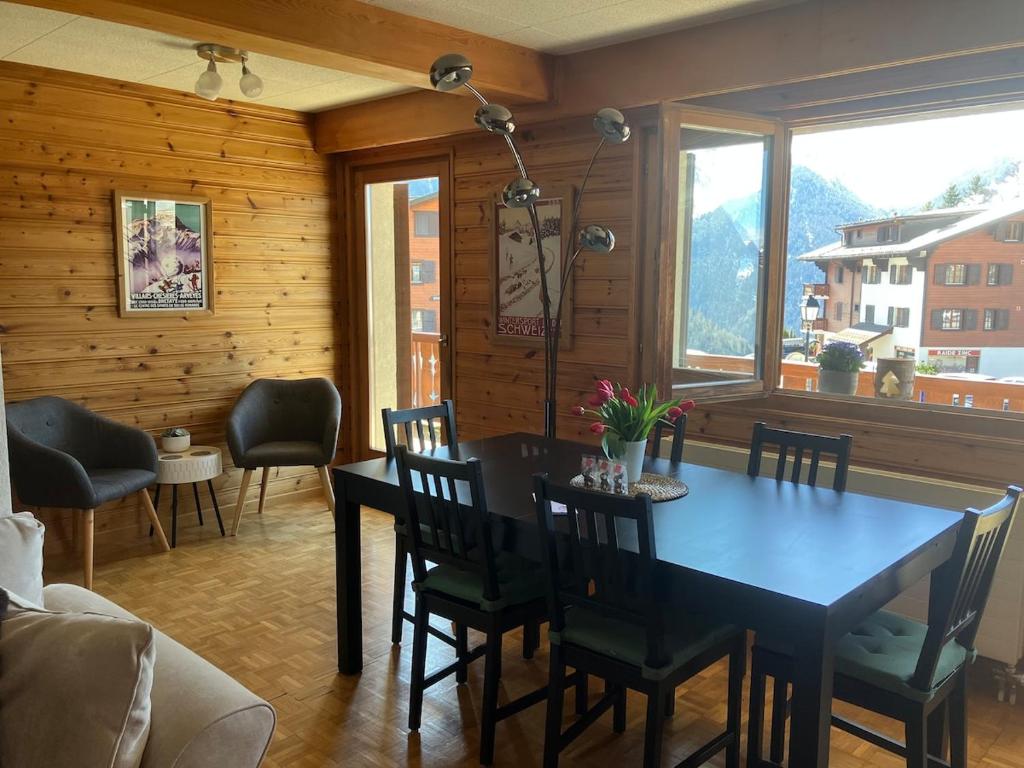 Large central apt with view, Gryon