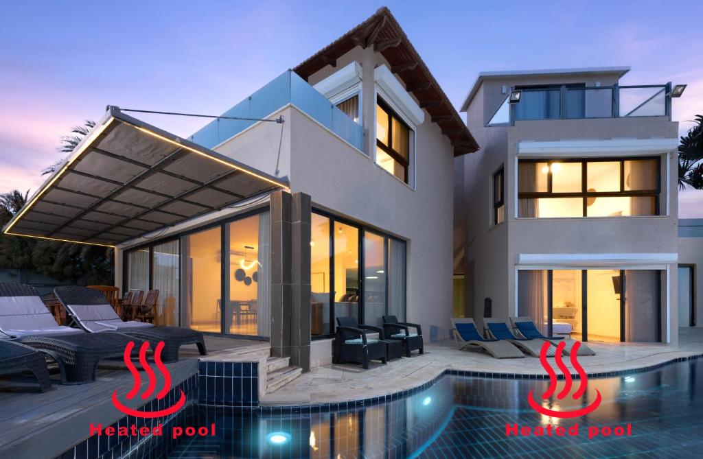 Villa Daniela 5BR heated pool וילה דניאלה 5 חדרי שינה בריכה מחוממת, Ejlat