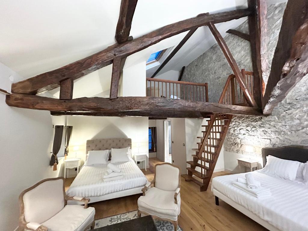 Château de la Rive - Suite des Coteaux - Duplex 6 personnes, Cruet