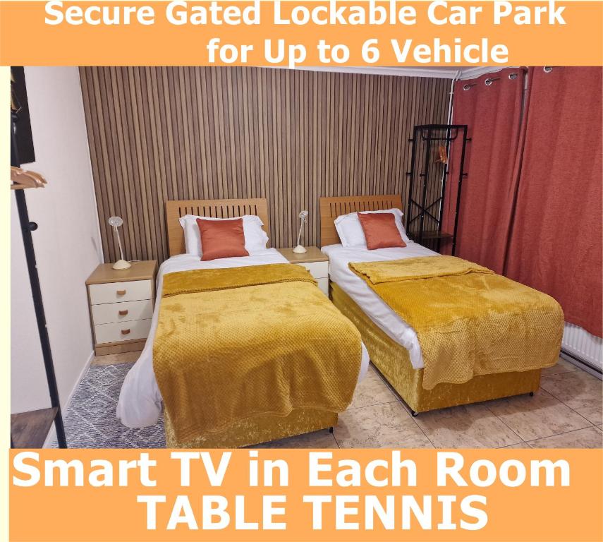 NightRest Homes 5 minutes to Luton Airport -Wifi - Free Parking -Luton, Luton