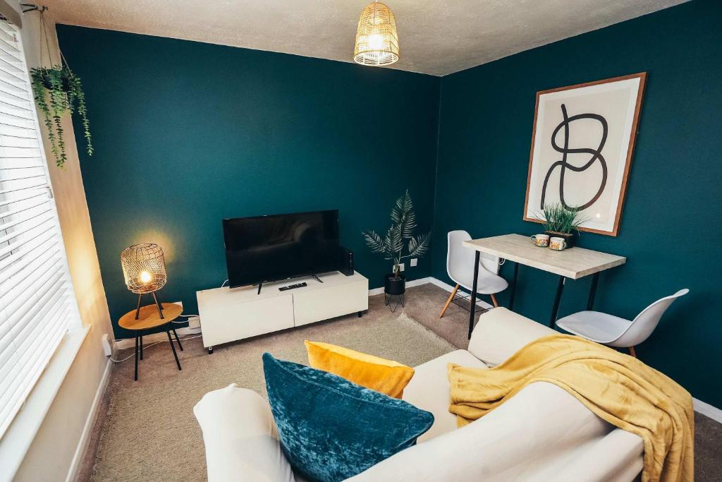 Cosy 1BR Apt, Self Check In, Parking, By DerBnB, Derby