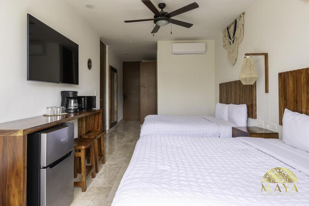 NHOA 205C Lux 1BR Condo Pool View in Aldea Zama - 2