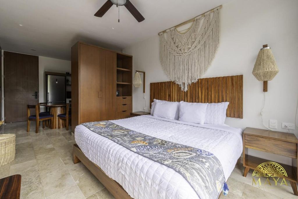 NHOA 205B Lux 1BR Condo Pool View in Aldea Zama, Tulum