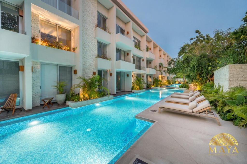 NHOA 303B Lux 1BR Condo Pool View in Aldea Zama - 5
