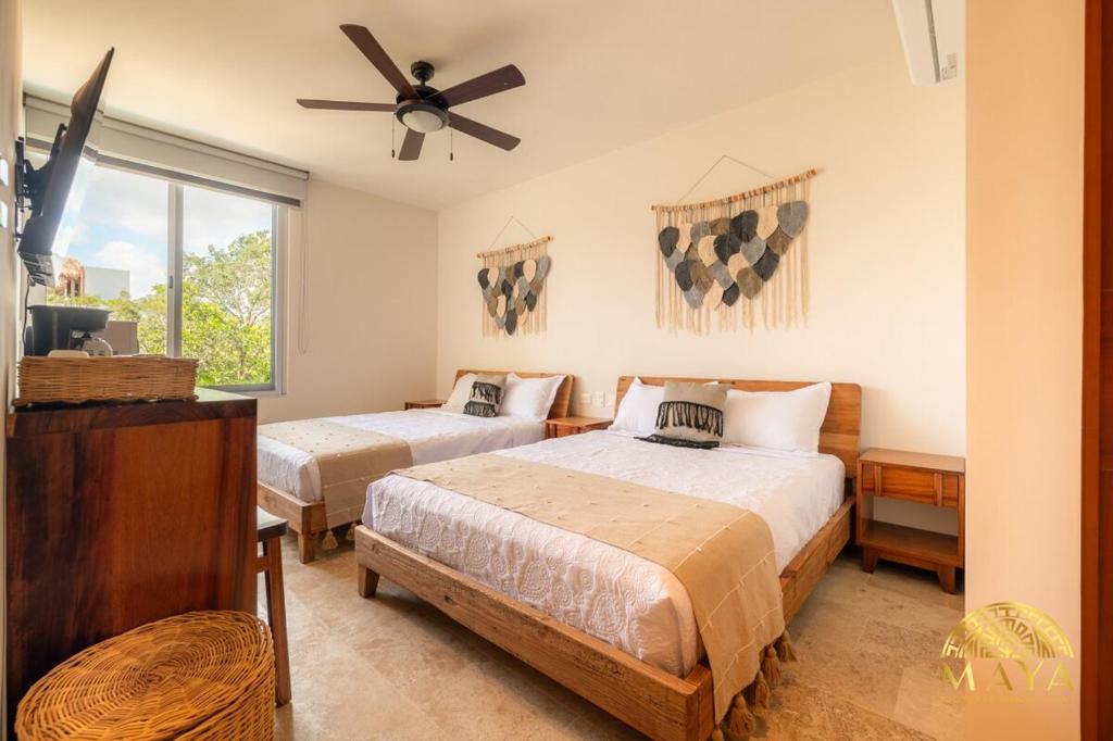 NHOA 303C Lux 1BR Condo Pool View in Aldea Zama - 4