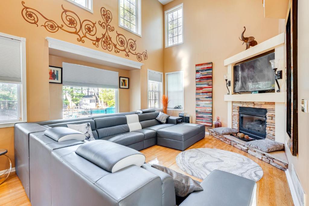 Theater and Game Room at Trenton Area Home, Edgewood Park