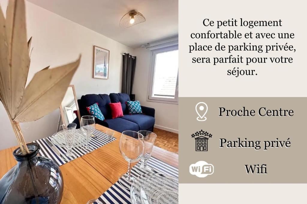 La suite des 3 piliers studio avec parking privé - 4