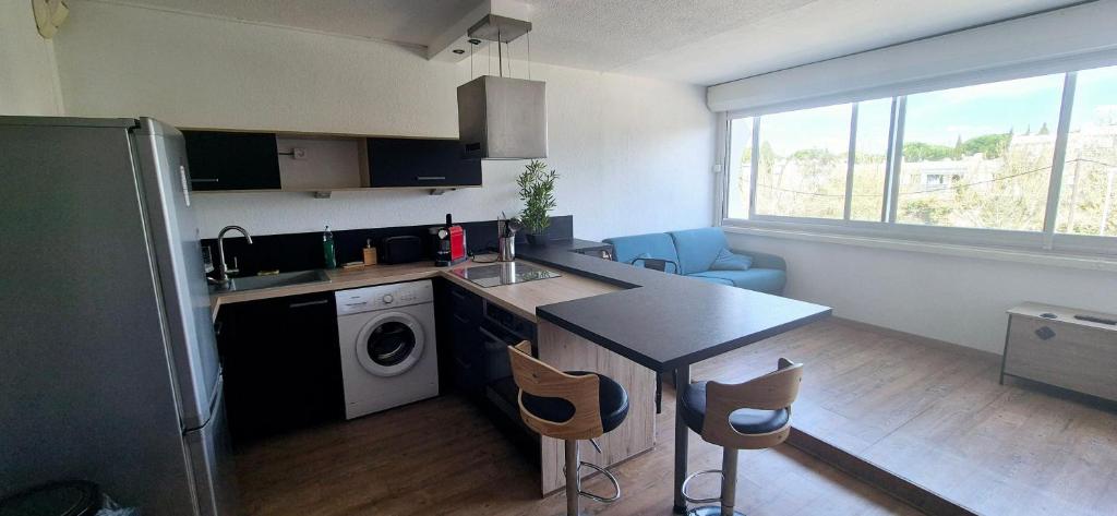 Studio cosy design avec piscine, 8mn de la mer à pied - 3