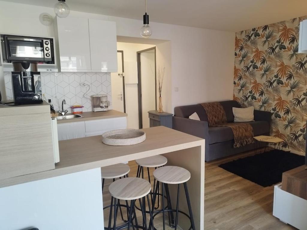Les Palmiers Appartement 4 personnes 50m De La Plage Parking - 4