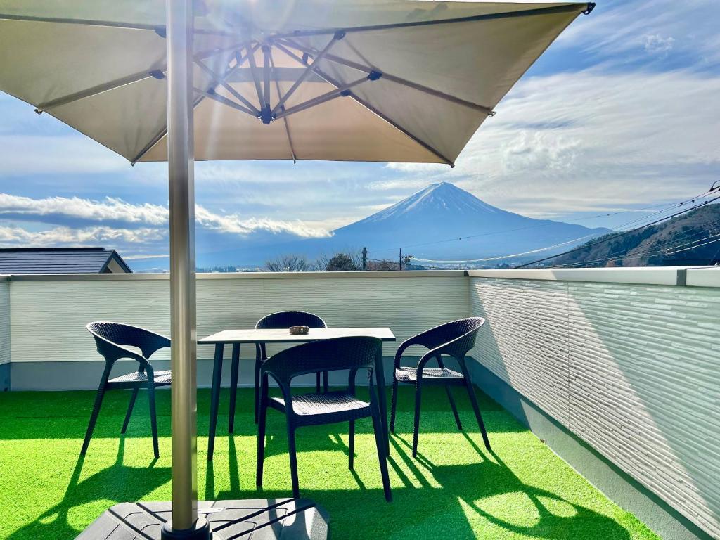 NewOpen大石100B広い展望台, 富士山と河口湖を望む 近大石公園, Fudžikawagučiko