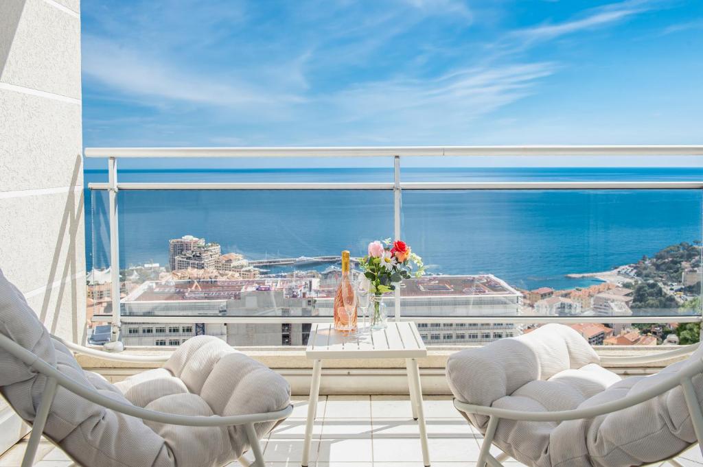 JARDINS DE MONACO - Vue Mer - Jacuzzi - Parking - 3