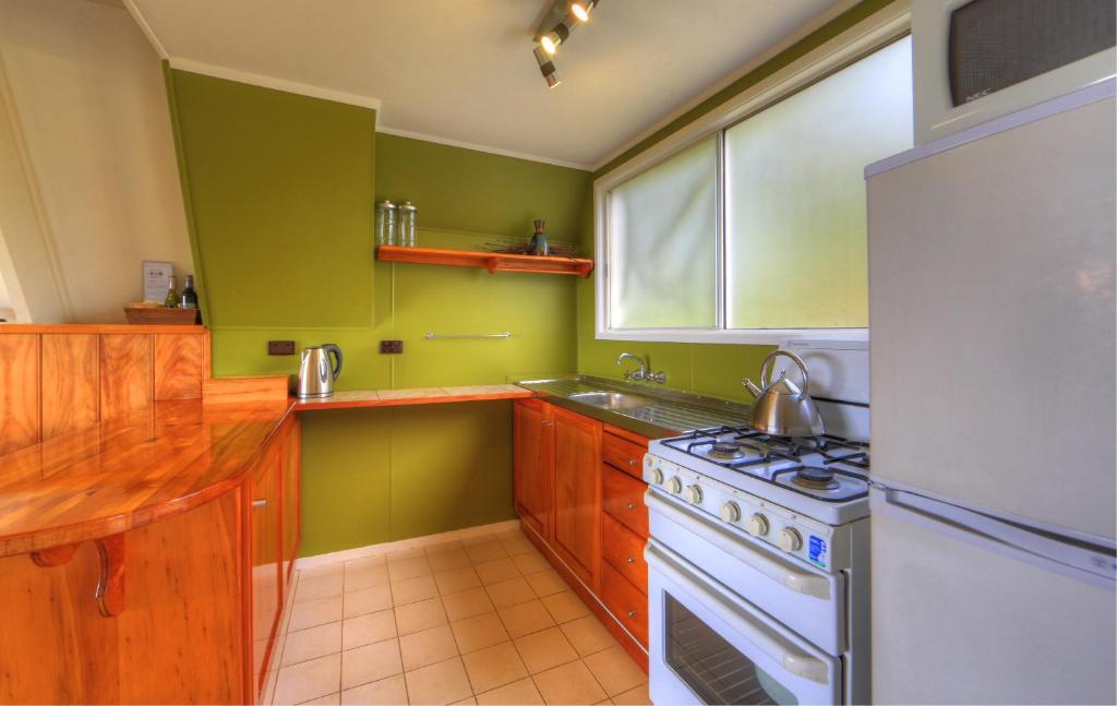 Kitchen, A-Frame Chalets @ Mokutu in Norfolk Island