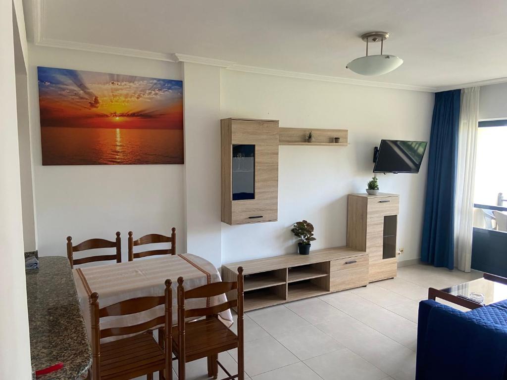 Apartamentos Playa Langosteira 전경
