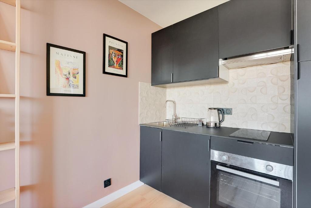 Studio refait à neuf avec balcon et vue sur la Seine - bail mobilité - 5