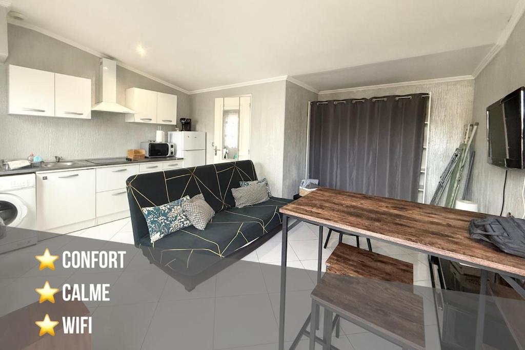 Fully equipped studio with garden, Pessac