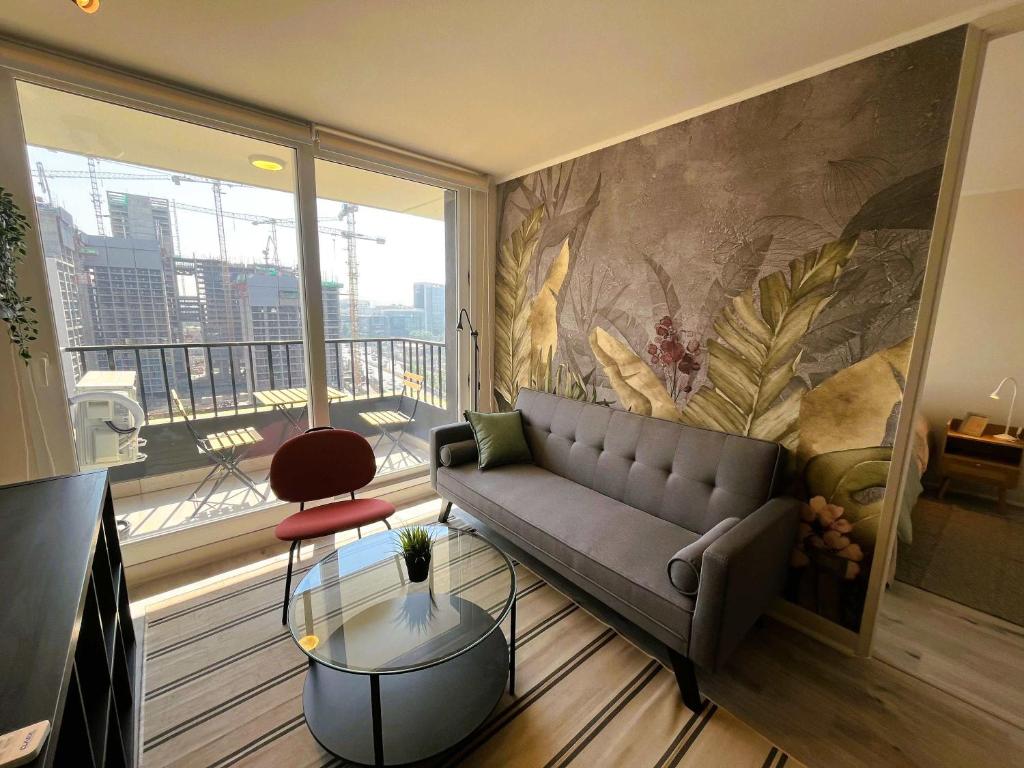 HOM I Amplio y Espectacular Depto 2D2B Nunoa 4PAX, Santiago