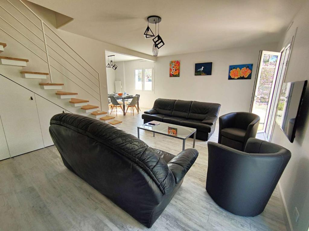 Villa rénovée avec jardin à Petit-Piquey - Proche Bassin et Océan, 3 chambres, 2 terrasses, Wi-Fi - 5