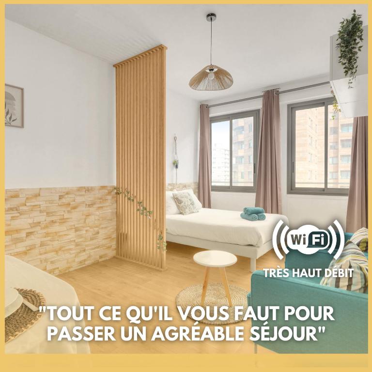 Le Bohème Chic - Studio Cosy - Métro & Gare - 2