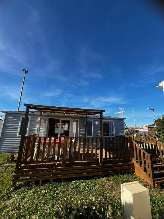 Mobil Home 014 climatisé -camping port la nouvelle 3Ch- 6 personnes - 1