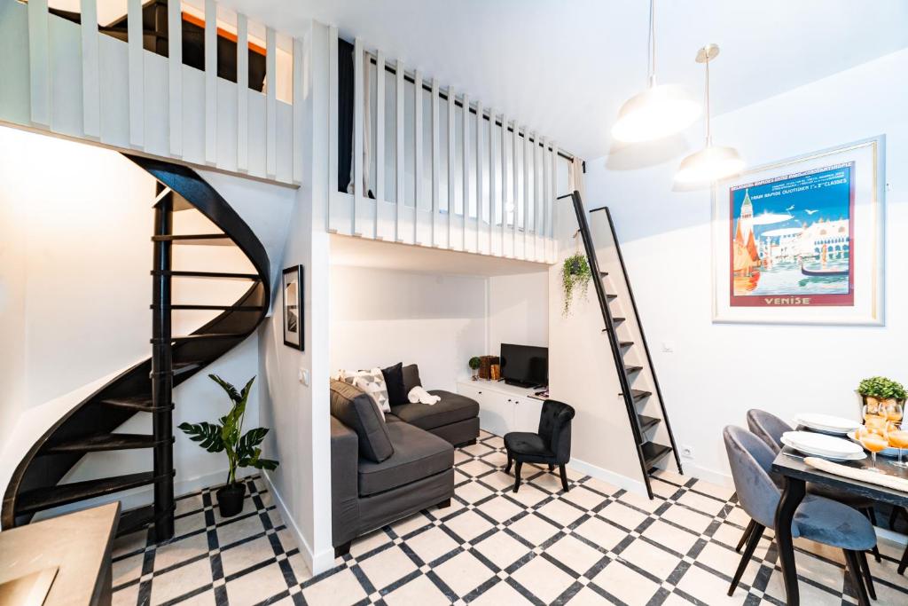 Triplex 50 m2 - Montorgueil & Marais - 2