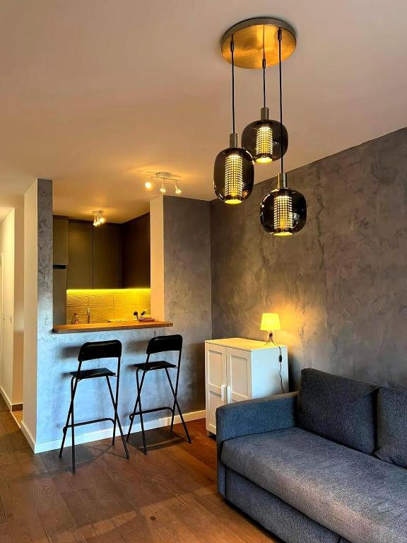 Illy, new and modern studio with a beautiful view, Bělehrad