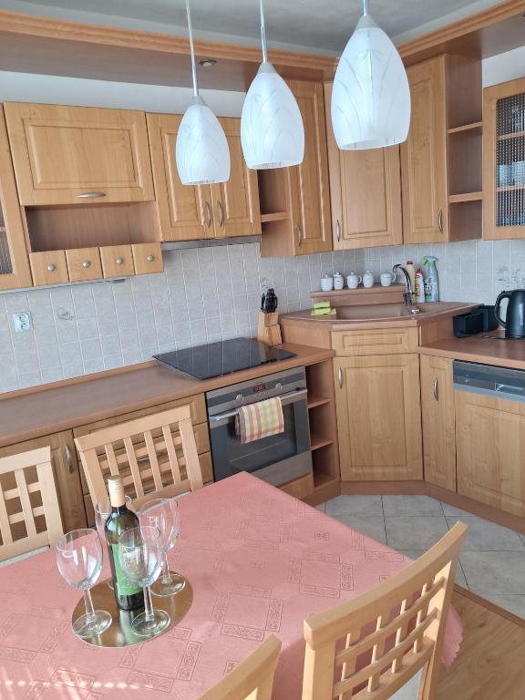 Spacious flat in Prievidza near Bojnice with a beautiful view, Prievidza