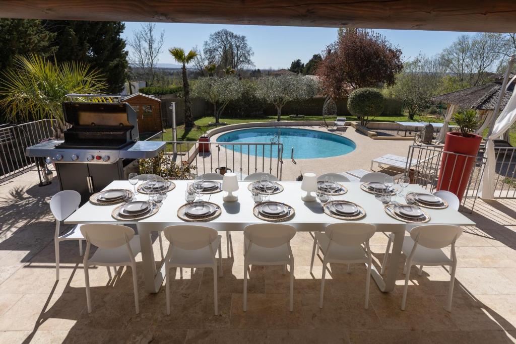 La Villa L'Isle-St-Antoine piscine chauffée - 3