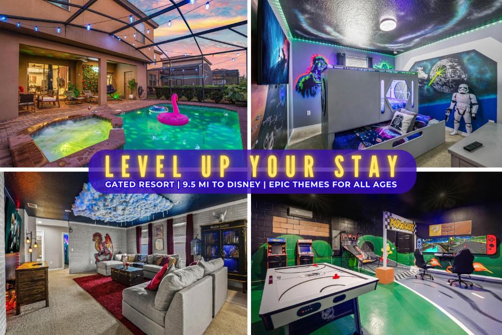 Game On! Pool, Game Room & Themes, Near Disney, Kissimmee