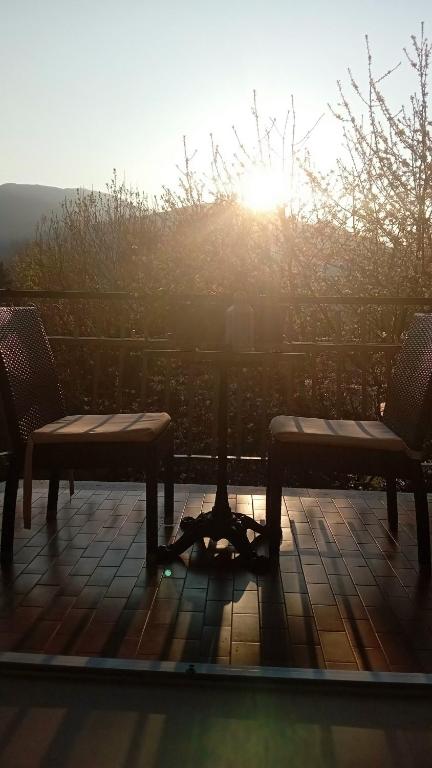 숙소 발코니 전망