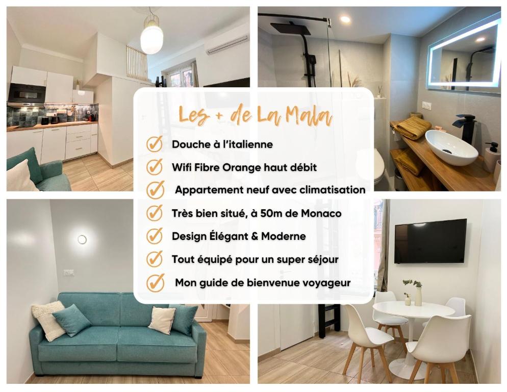 Appartements neuf - Frontière de Monaco - clim - WIFI - 2