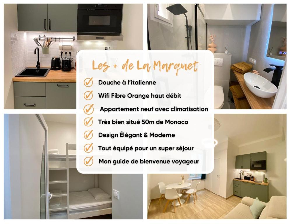 Appartements neuf - Frontière de Monaco - clim - WIFI - 5