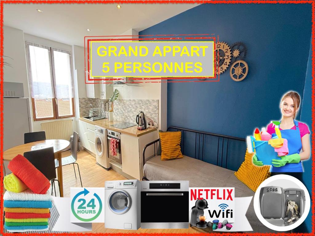 012 CHIC & COSY F2 34m2 HYPERCENTRE WIFI SMART TV NETFLIX - 2