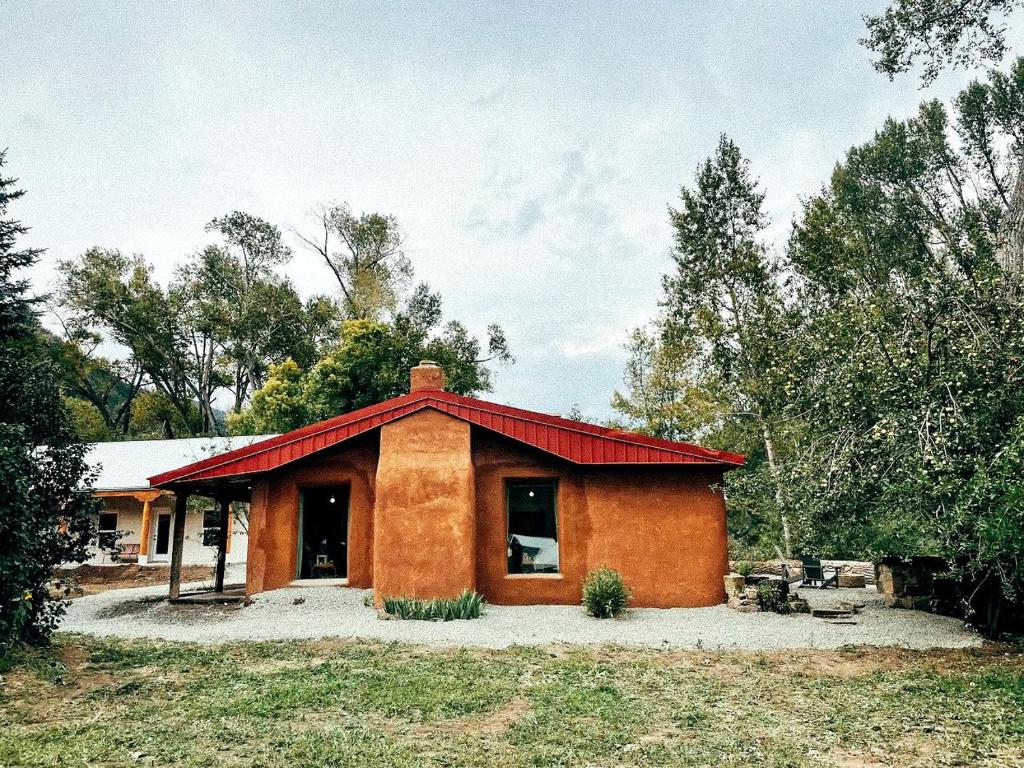 Romantic Escapes at this Riverside Cottage Rental on the Pecos River, New Mexico, Tererro