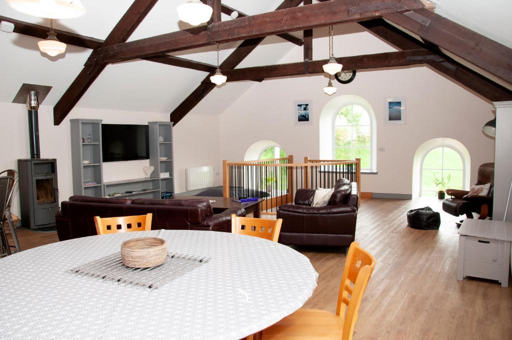 Chapel conversion, seaside village, in Snowdonia, Llandwrog