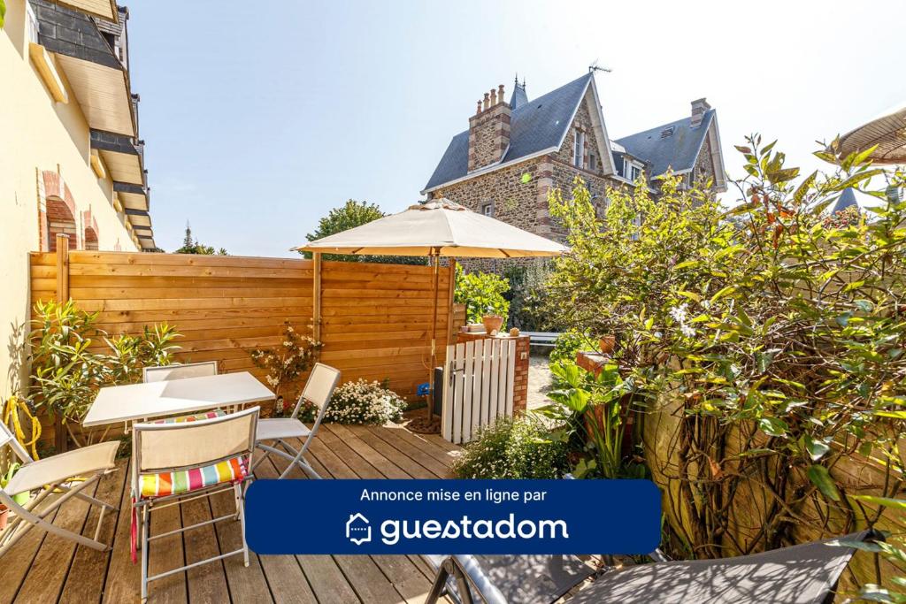 Le Dinarzh - 500m plage - Terrasse, Dinard