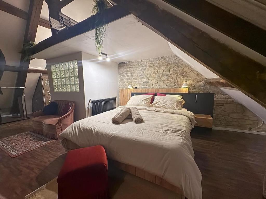 Centre Caen duplex ventilé, wifi, 5 pers avec Vayny - 4