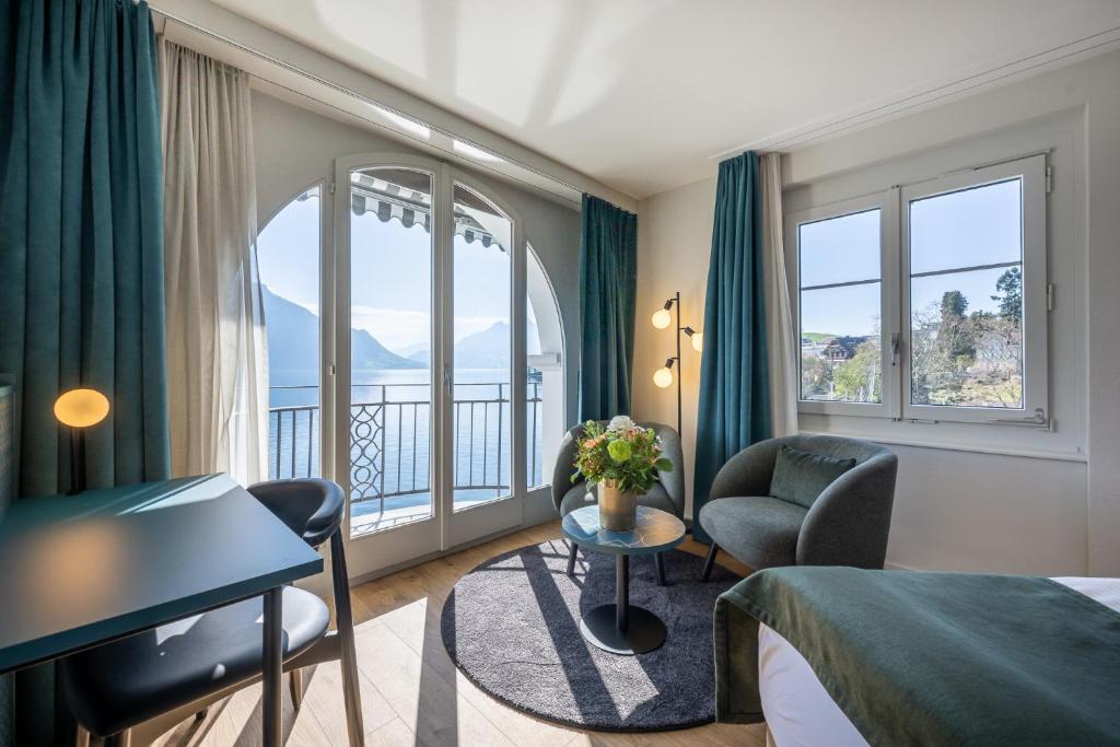 호텔 센트럴 암 시의 호수 전망