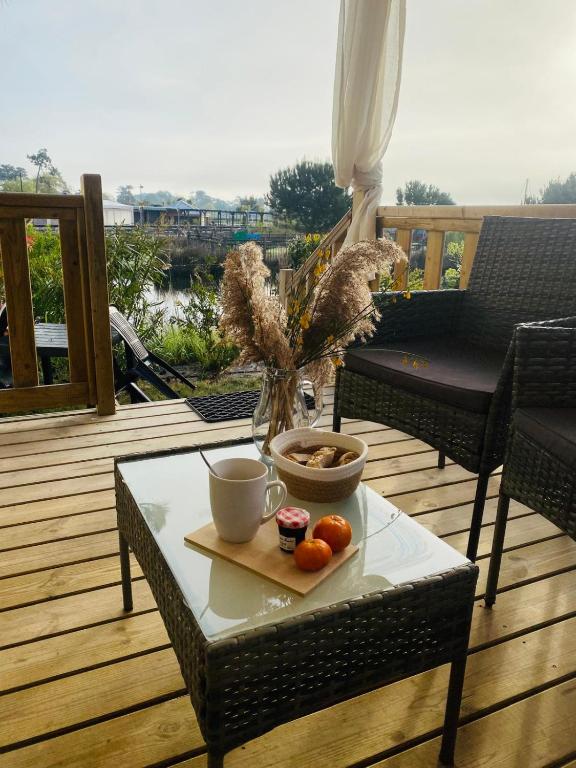 Mobilhome 8 personnes cosy tout équipé avec vue sur bassin, cap ferret - 1