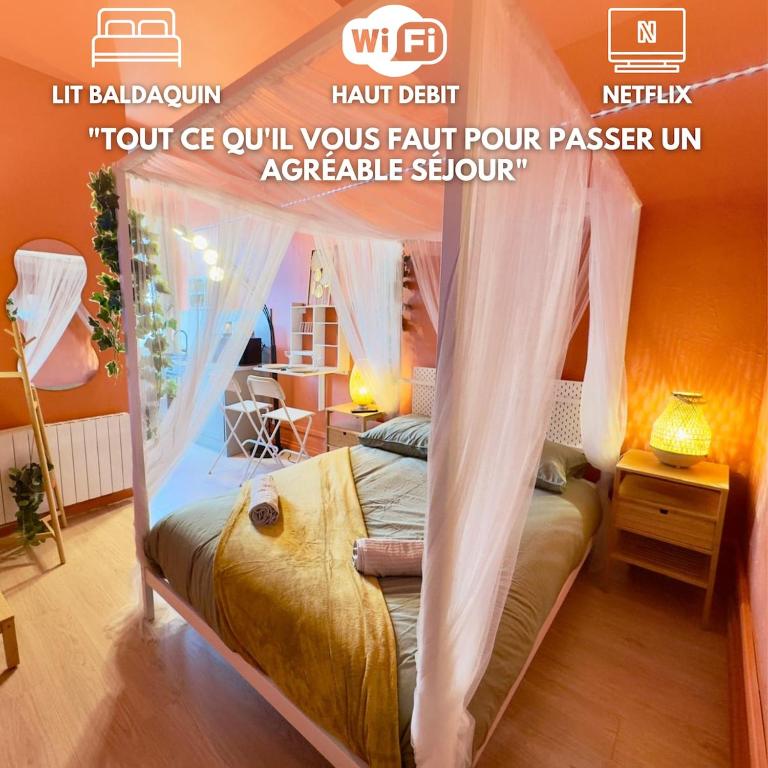 Studio Bali Hyper centre Lit Baldaquin, Arras