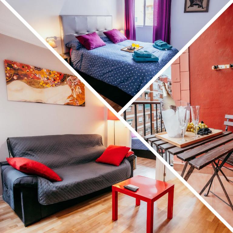 Queen Apt, 2min to Beach, Terrace, 3BD, 6PAX, Valencie