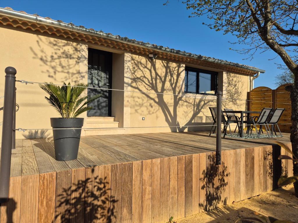 Appartement 80m2 entre vignes et Mont Ventoux - 1