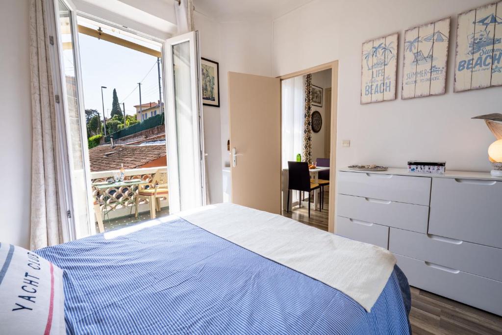 Les voiles des Régates, à 5 minutes du centre à pied, 15 minutes de la mer, Cannes