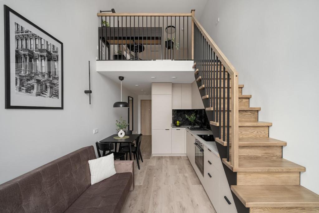 Loft 61 with free parking, Vilnius