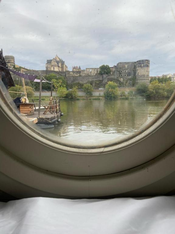 Bateau traditionnel de Loire face au château d'Angers - 1