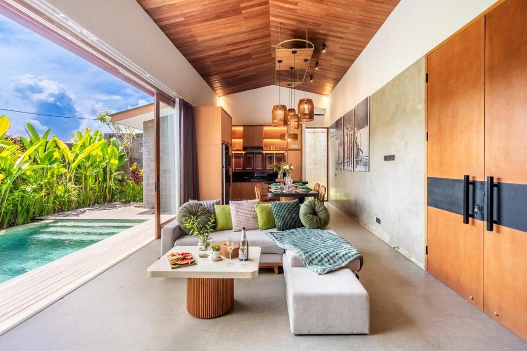 Soak in the Sun by the Pool at Solari Buddha Villa, Ubud