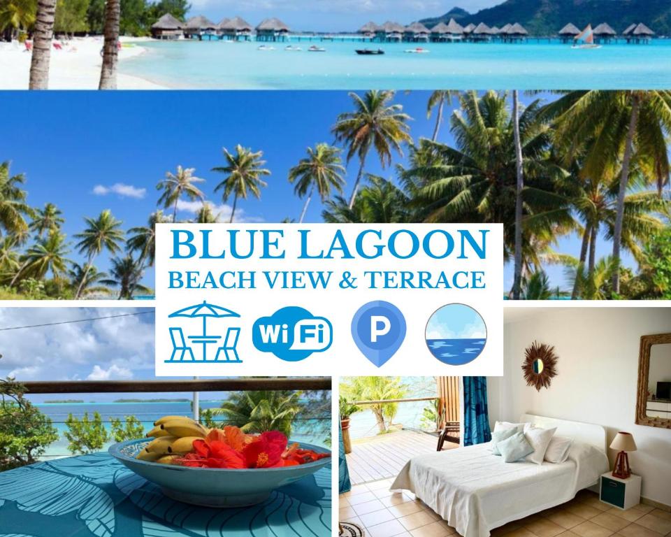 BLUE LAGOON - Terrace View & Beach Access - FREE WIFI PARKING - Bora Bora Dream - SPECIAL OFFER, Bora Bora